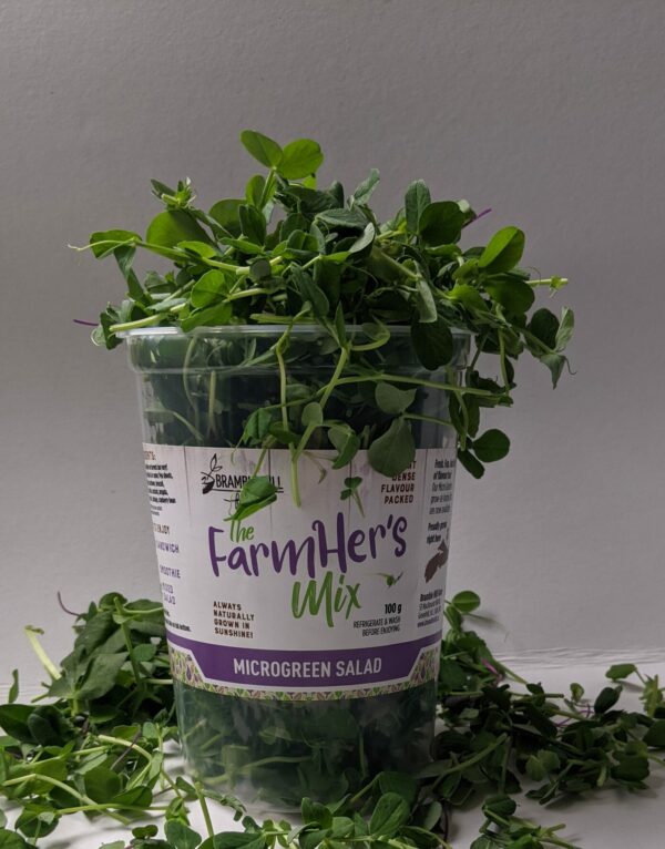 Bramble Hill Farm FarmHers Mix microgreen salad